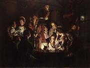 Joseph Wright The Experiment with the Aipump (mk22) oil painting picture wholesale